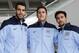 HONG KONG - JULY 22: (L-R) Newly signed Manchester City players Alvaro Negredo, Stevan Jovetic and Jesus Navas pose for a photo at Hong Kong Airport as they arrive to compete in the Barclays Asia Trophy, on July 22, 2013 in Hong Kong. (Photo by Jessica Hromas/Getty Images)