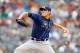 NEW YORK, NY - JULY 28: Matt Moore #55 of the Tampa Bay Rays pitches against the New York Yankees at Yankee Stadium on July 28, 2013 in the Bronx borough of New York City. (Photo by Jim McIsaac/Getty Images)