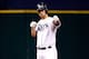 ST. PETERSBURG - JULY 31: Infielder Ben Zobrist #18 of the Tampa Bay Rays celebrates his fourth inning double against the Arizona Diamondbacks during the game at Tropicana Field on July 31, 2013 in St. Petersburg, Florida. (Photo by J. Meric/Getty Images)