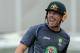 MANCHESTER, ENGLAND - JULY 30: David Warner of Australia laughs during an Australian Nets Session at Old Trafford on July 30, 2013 in Manchester, England. (Photo by Chris Brunskill/Getty Images)