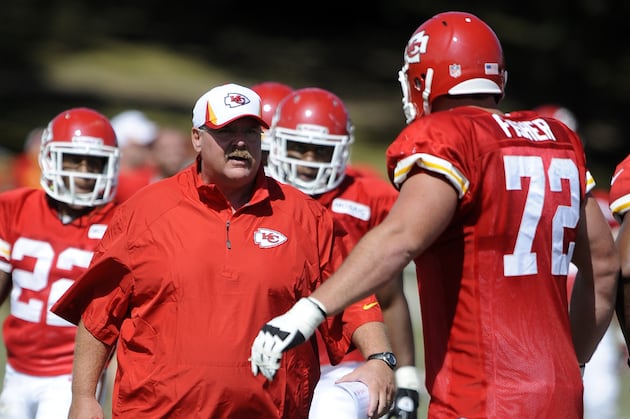 Andy Reid on Eric Fisher: I Expect Big Things for Him