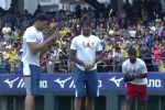 CP3, Melo, Blake Get Confused During 1st Pitch in Taiwan