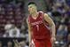 April 03, 2013; Sacramento, CA, USA; Houston Rockets point guard Jeremy Lin (7) reacts after scoring a three point basket against the Sacramento Kings during the fourth quarter at Sleep Train Arena. The Houston Rockets defeated the Sacramento Kings 112-102. Mandatory Credit: Kelley L Cox-USA TODAY Sports