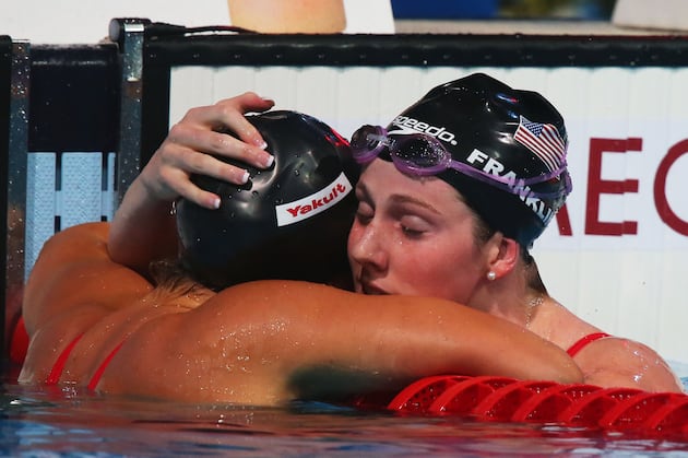 Franklin Wins 5th Gold at Swimming Worlds