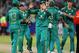 DURBAN, SOUTH AFRICA - DECEMBER 21: David Miller (C) of South Africa celebrates the final wickets with Robin Peterson (L) and team-mates during the 1st T20 match between South Africa and New Zealand at Sahara Park Kingsmead on December 21, 2012 in Durban, South Africa. (Photo by Anesh Debiky/Gallo Images/Getty Images)
