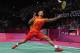 LONDON, ENGLAND - AUGUST 05: Lin Dan of China competes in his Men's Singles Badminton Gold Medal match against Chong Wei Lee of Malaysia on Day 9 of the London 2012 Olympic Games at Wembley Arena on August 5, 2012 in London, England. (Photo by Michael Regan/Getty Images)