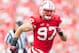 Sep 1, 2012; Madison, WI, USA; Wisconsin Badgers defensive lineman Brendan Kelly (97) during the game against the Northern Iowa Panthers at Camp Randall Stadium. Wisconsin defeated Northern Iowa 26-21. Mandatory Credit: Jeff Hanisch-USA TODAY Sports