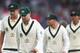 MANCHESTER, ENGLAND - AUGUST 05: Michael Clarke and Shane Watson of Australia leave the ground after rain stopped play during day five of the 3rd Investec Ashes Test match between England and Australia at Emirates Old Trafford Cricket Ground on August 5, 2013 in Manchester, England. (Photo by Ryan Pierse/Getty Images)