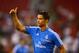 Aug 1, 2013; Glendale, AZ, USA; Real Madrid forward Cristiano Ronaldo reacts prior to the game against the Los Angeles Galaxy during a friendly match at the University of Phoenix Stadium. Real Madrid defeated the Galaxy 3-1. Mandatory Credit: Mark J. Rebilas-USA TODAY Sports