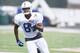Jul 31, 2013; Indianapolis, IN, USA; Indianapolis Colts wide receiver Darrius Heyward-Bey (81) runs with the ball after making a catch during training camp at Anderson University. Mandatory Credit: Brian Spurlock-USA TODAY Sports