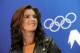 DURBAN, SOUTH AFRICA - JULY 04: Chair of the Munich 2018 Bid Committee and two-time Olympic champion Katarina Witt smiles as she speaks to the media during a press conference on July 4, 2011 in Durban, South Africa. The annual general meeting of the members of the International Olympic Committee held in Durban will decide on Wednesday, July 6, 2011, which of the three candidate cities, Munich, Annecy and PyeongChang, will host the 2018 Olympic Winter Games. (Photo by Jasper Juinen/Getty Images)