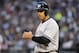 Aug 5, 2013; Chicago, IL, USA; New York Yankees third baseman Alex Rodriguez on third base during the second inning against the Chicago White Sox at US Cellular Field. Mandatory Credit: Rob Grabowski-USA TODAY Sports