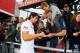 MANCHESTER, ENGLAND - AUGUST 05: Alastair Cook, captain of England signs autographs after England retained the Ashes during day five of the 3rd Investec Ashes Test match between England and Australia at Emirates Old Trafford Cricket Ground on August 5, 2013 in Manchester, England. (Photo by Stu Forster/Getty Images)