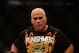 Jul. 7, 2012; Las Vegas, NV, USA; UFC fighter Tito Ortiz reacts following his loss in a light heavyweight bout in UFC 148 at the MGM Grand Garden Arena. Ortiz retired following the fight. Mandatory Credit: Mark J. Rebilas-USA TODAY Sports