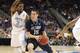 KANSAS CITY, MO - MARCH 22: Ryan Arcidiacono #15 of the Villanova Wildcats drives against Leslie McDonald #2 of the North Carolina Tar Heels during the second round of the 2013 NCAA Men's Basketball Tournament at the Sprint Center on March 22, 2013 in Kansas City, Missouri. (Photo by Ed Zurga/Getty Images)