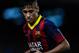 BARCELONA, SPAIN - AUGUST 02: Neymar of FC Barcelona looks on during a friendly match between FC Barcelona and Santos at Nou Camp on August 2, 2013 in Barcelona, Spain. (Photo by David Ramos/Getty Images)