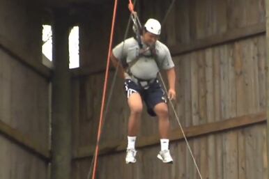 Video: Notre Dame Enjoys Ridiculous Giant Swing as Part of Team-Building