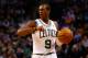 BOSTON, MA - JANUARY 9: Rajon Rondo #9 of the Boston Celtics plays against the Phoenix Suns during the game on January 9, 2013 at TD Garden in Boston, Massachusetts. NOTE TO USER: User expressly acknowledges and agrees that, by downloading and or using this photograph, User is consenting to the terms and conditions of the Getty Images License Agreement. (Photo by Jared Wickerham/Getty Images)