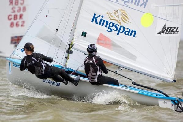 Both 470 Crews Well Placed After Day 2 of Worlds
