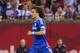 May 23, 2013; St. Louis, MO, USA; Chelsea defender David Luiz (4) dribbles the ball against Manchester City at Busch Stadium. Manchester City defeated Chelsea 4-3. Mandatory Credit: Scott Rovak-USA TODAY Sports