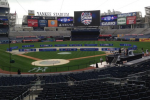 Photo: Hockey Rink Laid Out in Yankee Stadium