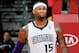ATLANTA, GA - FEBRUARY 22: DeMarcus Cousins #15 of the Sacramento Kings reacts after forcing a turnover to the Atlanta Hawks at Philips Arena on February 22, 2013 in Atlanta, Georgia. NOTE TO USER: User expressly acknowledges and agrees that, by downloading and or using this photograph, User is consenting to the terms and conditions of the Getty Images License Agreement. (Photo by Kevin C. Cox/Getty Images)