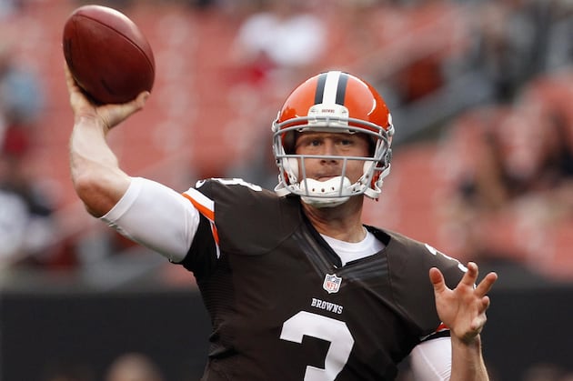 Brandon Weeden Sharp in 27-19 Preseason Victory over Rams