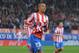 MADRID, SPAIN - NOVEMBER 25: Joao Miranda of Club Atletico de Madrid celebrates after scoring his team's 4th goal during the La Liga match between Club Atletico de Madrid and Sevilla FC at Vicente Calderon Stadium on November 25, 2012 in Madrid, Spain. (Photo by Denis Doyle/Getty Images)