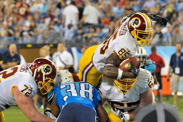 Redskins-Titans: Just The Touchdowns