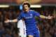 LONDON, ENGLAND - MAY 02: David Luiz of Chelsea celebrates as he scores their third goal during the UEFA Europa League semi-final second leg match between Chelsea and FC Basel 1893 at Stamford Bridge on May 2, 2013 in London, England. (Photo by Scott Heavey/Getty Images)