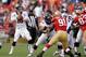 SAN FRANCISCO, CA - AUGUST 08: Peyton Manning #18 of the Denver Broncos in action during their preseason NFL game against the San Francisco 49ers at Candlestick Park on August 8, 2013 in San Francisco, California. (Photo by Ezra Shaw/Getty Images)