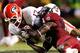 COLUMBIA, SC - OCTOBER 06: Rantavious Wooten #17 of the Georgia Bulldogs pulls in this reception against Jimmy Legree #15 of the South Carolina Gamecocks at Williams-Brice Stadium on October 6, 2012 in Columbia, South Carolina. (Photo by Kevin C. Cox/Getty Images)