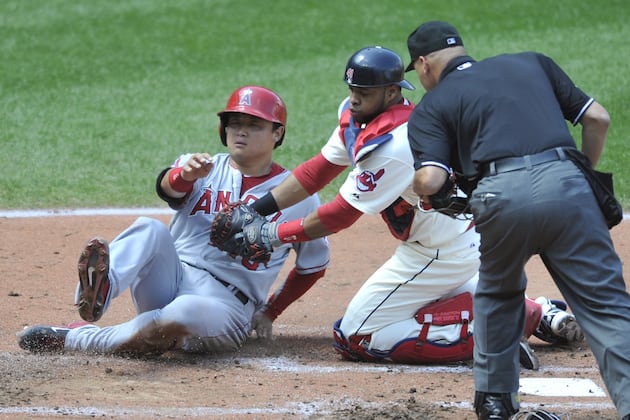 Indians Rally from 5-Run Deficit, Top Angels