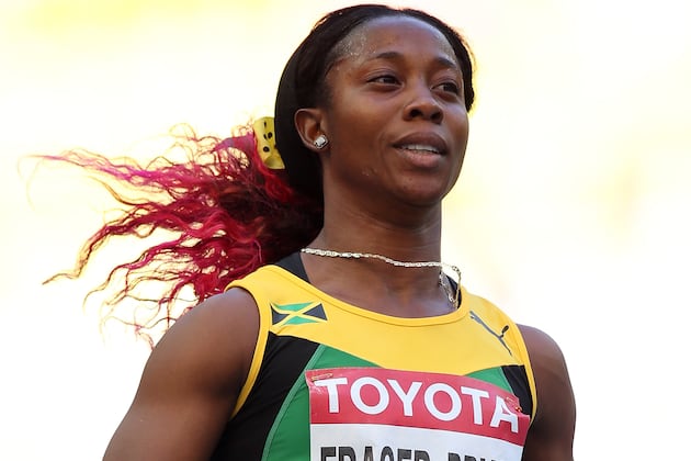 Shelly-Ann Fraser-Pryce Leads Contenders in Women's 100 Meters