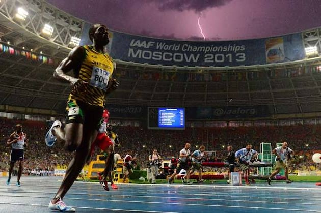 Photographer Who Captured Usain Bolt-Lightning Bolt Image Calls It 'Pure Luck'
