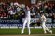 CHESTER-LE-STREET, ENGLAND - AUGUST 12: Stuart Broad of England celebrates after claiming the wicket of Brad Haddin of Australia during day four of 4th Investec Ashes Test match between England and Australia at Emirates Durham ICG on August 12, 2013 in Chester-le-Street, England. (Photo by Ryan Pierse/Getty Images)