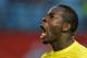 KHIMKI, RUSSIA - JULY 19: Christopher Samba of FC Anzhi Makhachkala celebrates after scoring a goal during the Russian Premier League match between FC Dinamo Moscow and FC Anzhi Makhachkala at the Arena Khimki Stadium on July 19, 2013 in Khimki, Russia. (Photo by Epsilon/Getty Images)