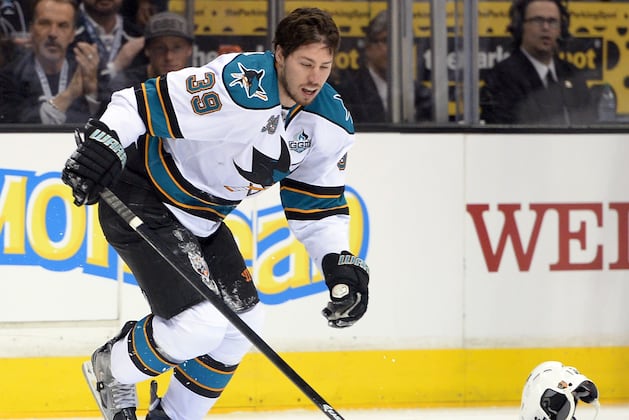 Couture Growing into Leadership Role on the Sharks