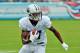 Aug 3, 2013; Nashville, TN, USA; Tennessee Titans wide receiver Justin Hunter (15) rushes with the ball after catching a pass during training camp at LP Field. Mandatory Credit: Jim Brown-USA TODAY Sports