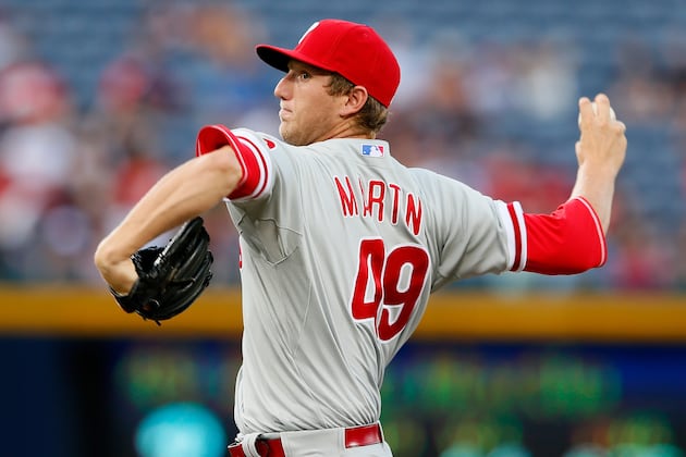 Martin Shows Command Issues Again in Phils' Loss