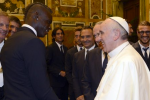 Messi and Balotelli Meet the Pope