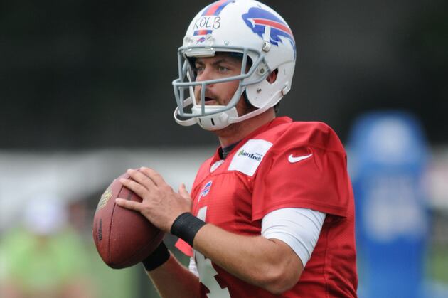 Bills QB Kolb Shows Progress in 2nd Day of Practice