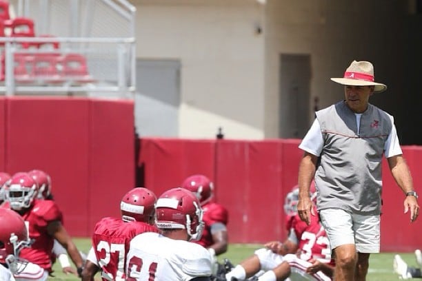 Alabama Football: Inside Crimson Tide Morning Practice