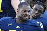 Michigan's Fitz Toussaint Moves on to Contact Drills
