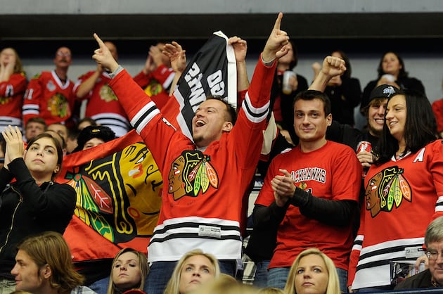 Watch: Preds Try to Keep Hawks' Fans out