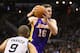 SAN ANTONIO, TX - APRIL 24: Pau Gasol #16 of the Los Angeles Lakers during Game Two of the Western Conference Quarterfinals of the 2013 NBA Playoffs at AT&T Center on April 24, 2013 in San Antonio, Texas. NOTE TO USER: User expressly acknowledges and agrees that, by downloading and or using this photograph, User is consenting to the terms and conditions of the Getty Images License Agreement. (Photo by Ronald Martinez/Getty Images)