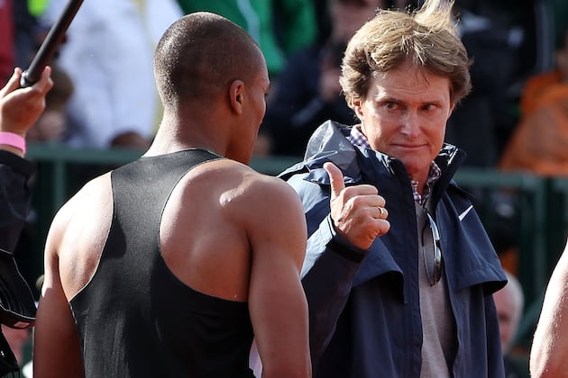 Bruce Jenner Warms Up for Lamborghini Race at Kansas Speedway