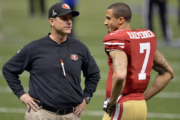 Harbaugh Takes Revealing Look at Kap's 2012 Goals