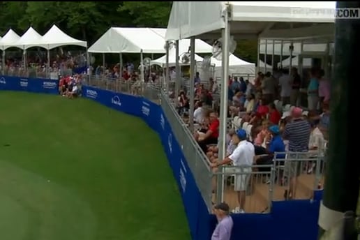 Video: Spieth Hits Ball off Tent, Birdies Anyway