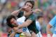 CAPE TOWN, SOUTH AFRICA - AUGUST 18: Marcelo Bosch of Argentina in action during The Castle Rugby Championship match between South Africa and Argentina at DHL Newlands Stadium on August 18, 2012 in Cape Town, South Africa. (Photo by Carl Fourie /Gallo Images/Getty Images)